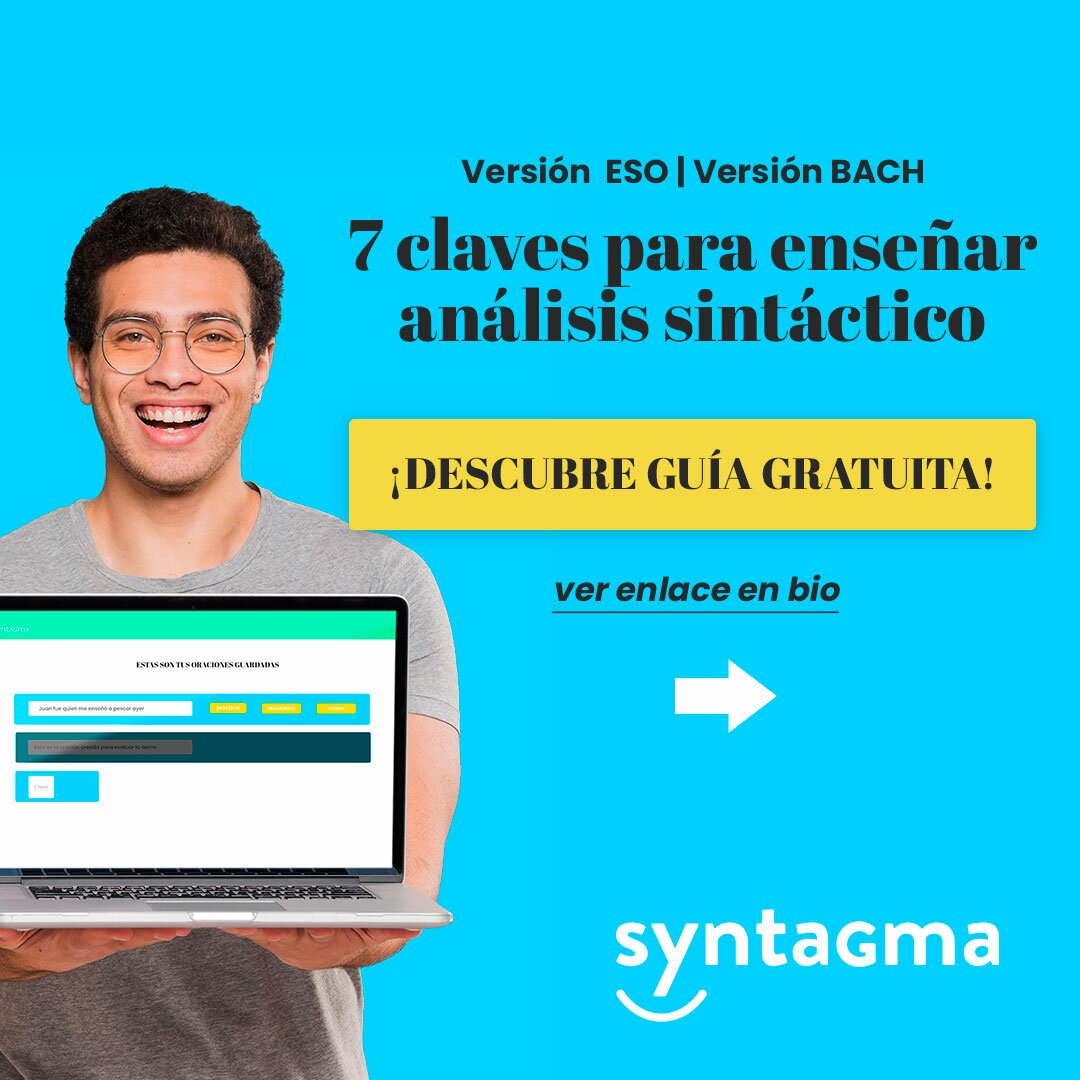 claves para enseñar análisis sintáctico analizador sintáctico Syntagma Digital claves para enseñar análisis sintáctico analizador sintáctico Syntagma Digital